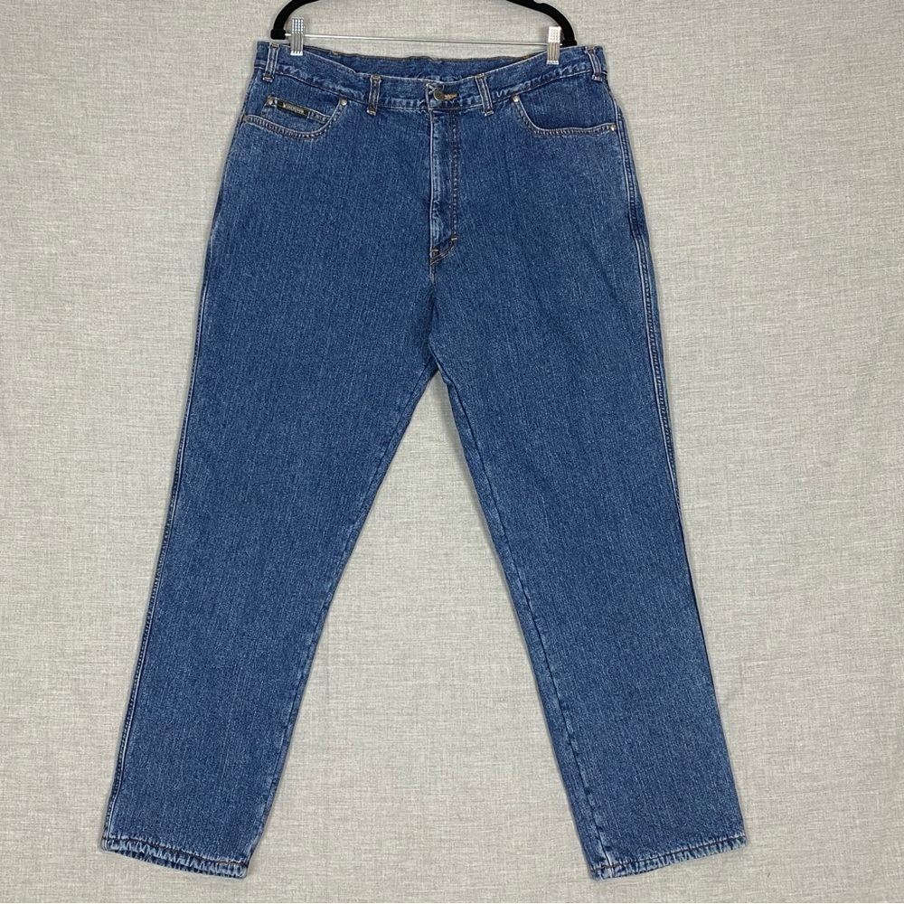 Windriver Fleece Lined Jeans 40X32 100% Cotton Relaxed Fit Tapered